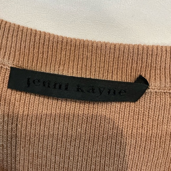 Jenni Kayne Sleeveless Knit Sweater Midi Dress in Camel Size Medium - Picture 9 of 10